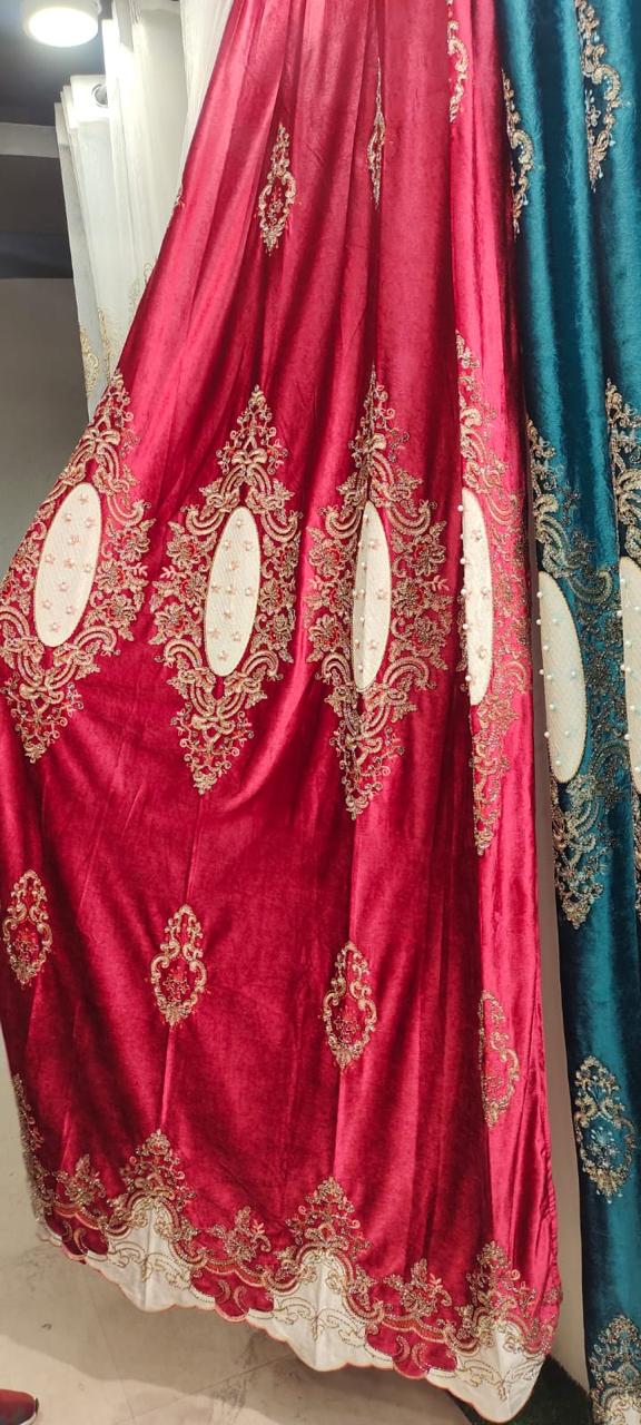 Embroidered Curtain Panel